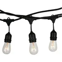 VT-7135 Lichtkabel - Wasserdicht - 10 E27-Armaturen - 5 Meter