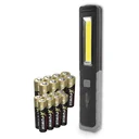 Aktionspack mit 8x Mignon und 8x Micro Batterien + GRATIS LED Arbeitsleuchte
