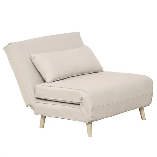 "Einzelsofa Schlafsofa Sofabett Klappsofa verstellbar Rückenlehne Liege nordisch skandinavisch 25D Schaumstoff Haus Leine image"