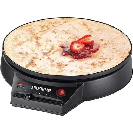 "Crepe-Maker / Pfannkuchen-Eisen - 1000 Watt - Schwarz image"