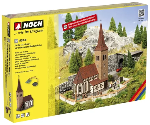 "Kirche St. Georg mit micro-sound Glockenläuten image"