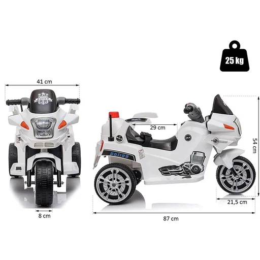 "Kindermotorrad Police image"