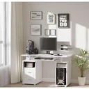 Computertisch mit 2 Schubladen Walnuss