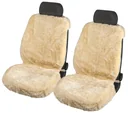 Autositzbezug Tiauna Doppelkappenfell aus Lammfell beige mit ZIPP IT System