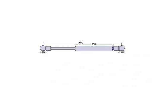 "Gasdruckfeder Fendt - Tür X800420491000 image"