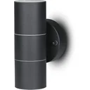 VT-7622 Wandleuchte für den Außenbereich Auf/Ab - GU10 - Edelstahl - Schwarz - IP44