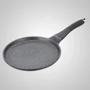 Pfannkuchenpfanne - Marmorbeschichtung - 28cm - Schwarz