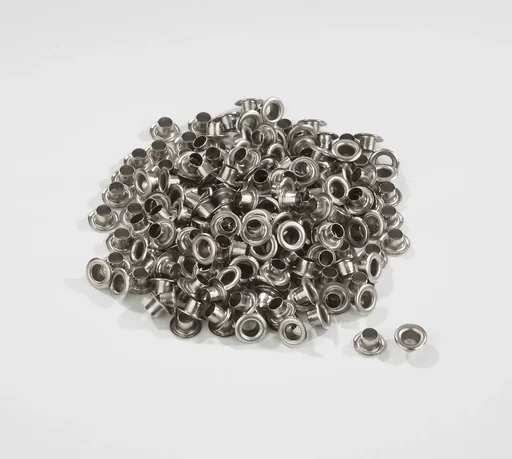Ösensortiment 9 x 5,0 x 5,5 mm, silberfarben