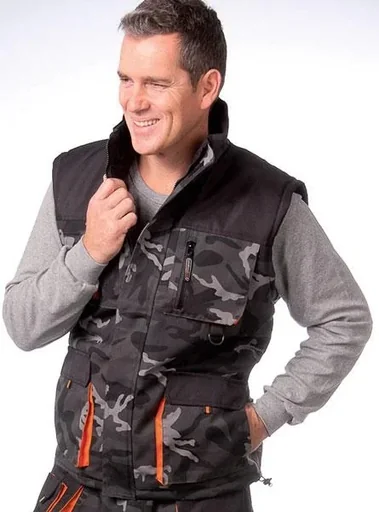 Arbeits Weste, Farbe camouflage
