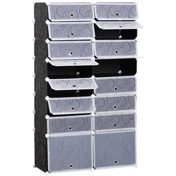 Schuhschrank DIY Schuhregal Garderobe Regalsystem Steckregal Garderobenschrank 1