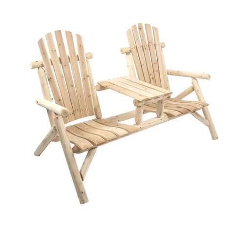 "Bank 2-Sitzer mit Tisch Timber FSC 100% image"