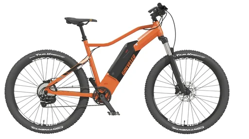 "Unisex E-Bike MTB 27,5 Zoll, Rahmengröße 50 cm, 10-Gang Kettenschaltung, orange matt, GRAVELER 22.ETM.20 image"