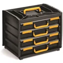 Raaco Sortimentskasten Handybox mit 4 Fächern Boxen
