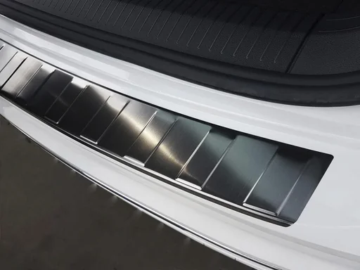 "Ladekantenschutz Edelstahl graphite / black für VW Tiguan II, Baujahr 2015-, 2020> image"