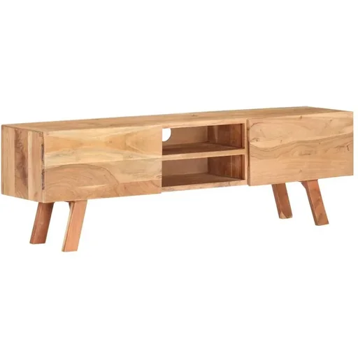 "TV-Schrank 140x30x45 cm Akazienholz massiv image"