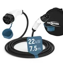 Autoladekabel 22KW TYP2 MODE 3 32A 750cm