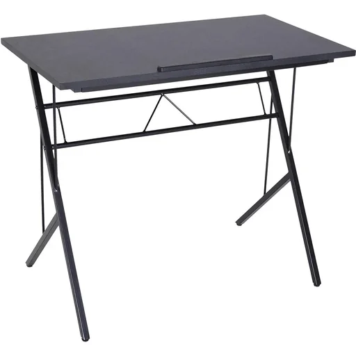 "Laptoptisch neigbar Kinderschreibtisch Notebooktisch höhenverstellbar Schwarz 90 x 50 x (76 91) cm image"
