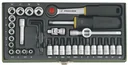 Steckschlüsselsatz 1/4"(36-teilig)