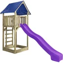Spielturm Lisa mit Rutsche Violet