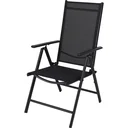 Pro Garden Gartenstuhl / Klappstuhl / Campingstuhl - klappbar - Schwarz