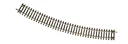 12 Stück Gebogenes Gleis R5, Radius 542,8 mm, Bogenwinkel 30°