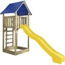 Spielturm Lisa mit Rutsche gelb