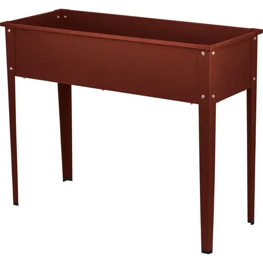 "Hochbeetkasten GHB 80 Rot - 100x40x80 cm image"