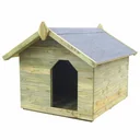 Hundehütte für Garten mit faltbarem Dach
