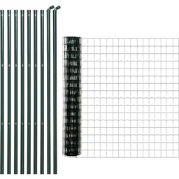 Gartenzaun 10 x 1,68 m Volierendraht Maschendraht Drahtzaun Drahtgitter Gartenza
