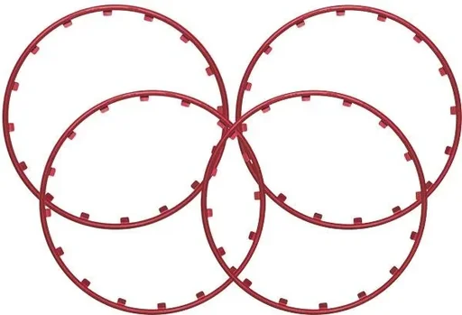 "Rim Ringz Felgenring, 20 Zoll, Farbe rot image"