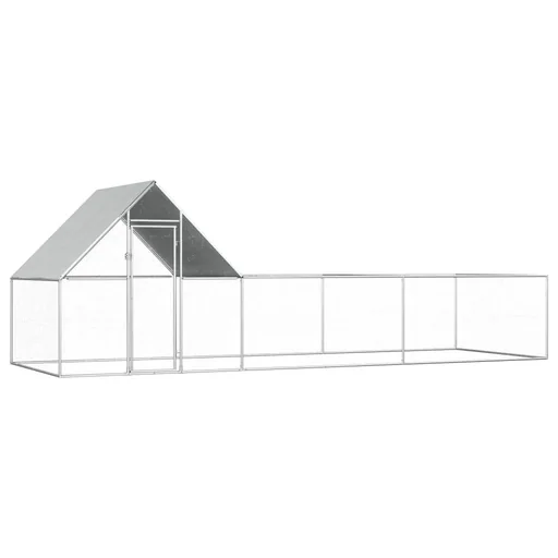 "Hühnerstall 6x2x2 m Stahl verzinkt image"