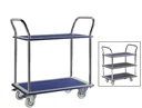 Schiebegriff Etagenwagen 2-etagig Ladefläche 740 x 480 mm