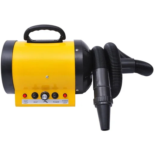 "Profi Hundefön Tierfön: 2400W in Gelb/Schwarz image"
