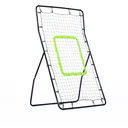 Kickback Fußball Rebounder Tor Netz Stahl 75x126cm Schwarz