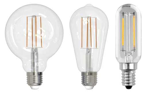 "Retro-LED-Lampe Kolbenform, 2,5 Watt, E14 image"