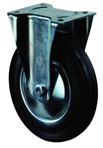 "Bockrolle mit Vollgummi - Reifen, Raddurchmesser 200 mm image"
