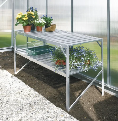 "Alutisch, Farbe 2 Ablagen, Farbe 121 x 54 x 76 cm, Farbe smaragd image"