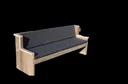 Versammlungspaket Lounge Sofa / Gartenbank Hendrik