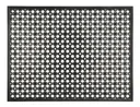 Fußmatte Lizzy schwarz 48 x 62 cm mit Vinylborsten