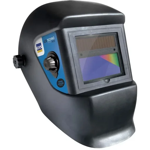 "GYS LCD techno 9-13 Schweißerhelm Echtfarbe image"