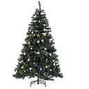 Weihnachtsbaum 180cm Tannenbaum 200 LEDs 745 Spitzen