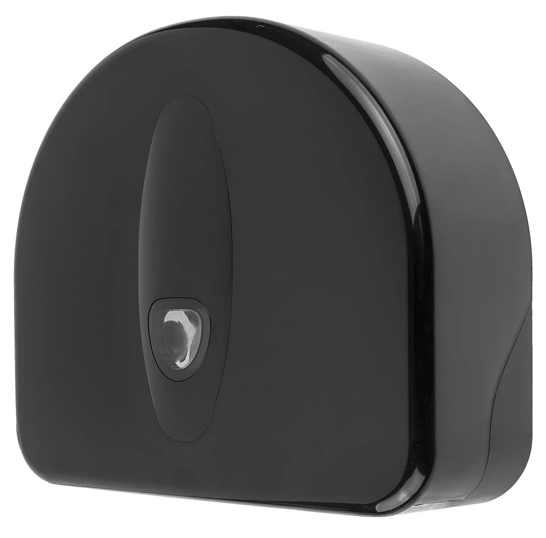 Toilettenpapierhalter, Klopapierhalter, Toilettenpapierspender - PQB20MaxiJ, Großrollenspender maxi, Kunststoff, schwarz