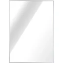 kleankin® Wandspiegel Badspiegel Spiegel Flurspiegel Aluminiumrahmen Silber 50 x 70 cm