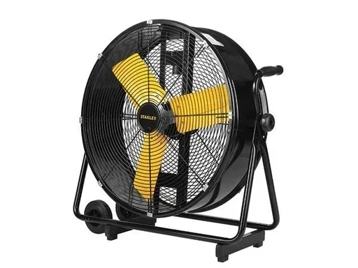 "Bodenventilator Stahl Ø 61 cm Schwarz/Gelb image"