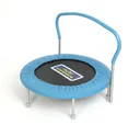 Kinder- & Fitnesstrampolin blau