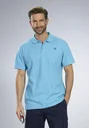 Poloshirt bedruckt, Farbe apua, Gr.2XL