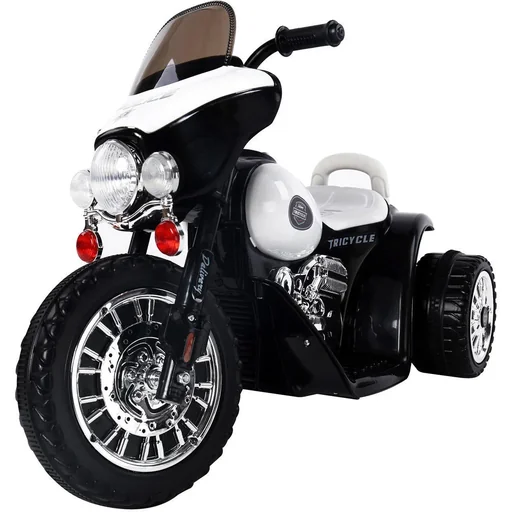 "Elektromotorrad Kindermotorrad Schwarz-Weiß image"