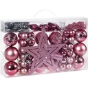 Christbaumschmuck - Christbaumschmuck Rosa 66 Stk.