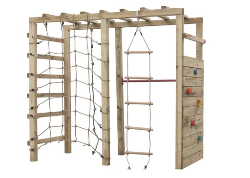 "Klettergerüst Bokito Holz 220 cm x 240 cm x 120 cm image"