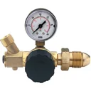Reduzier-/Schlauchbruchventil + Mann 1-4 bar POL